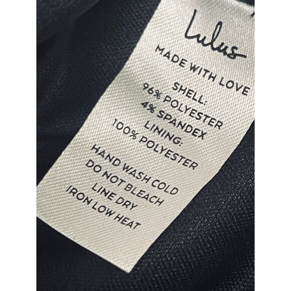 LULU'S XS Captured Your Heart Black Halter Maxi Long Party Dress NEW B56 - Picture 8 of 12